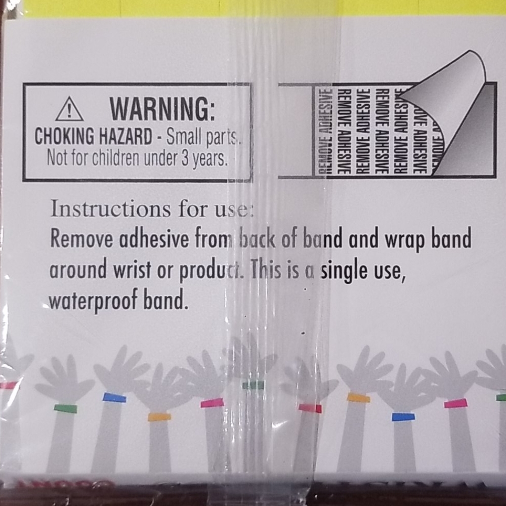 New! 250 count sequentially numbered wristbands - Picture 3 of 4